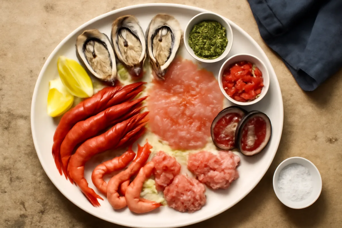 Crudi di mare italiani: varietà, tagli e condimenti per un’esperienza gourmet