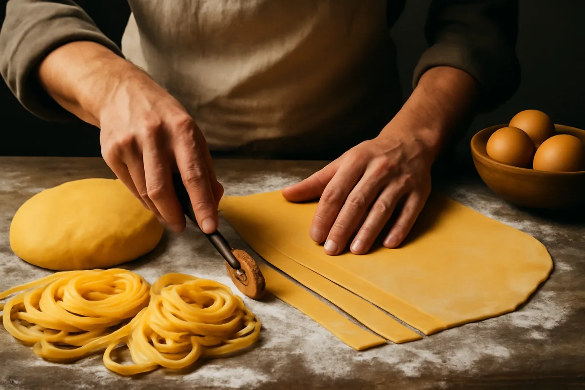 Come fare la pasta all’uovo perfetta: manualità e accortezze per un vero sapore gourmet