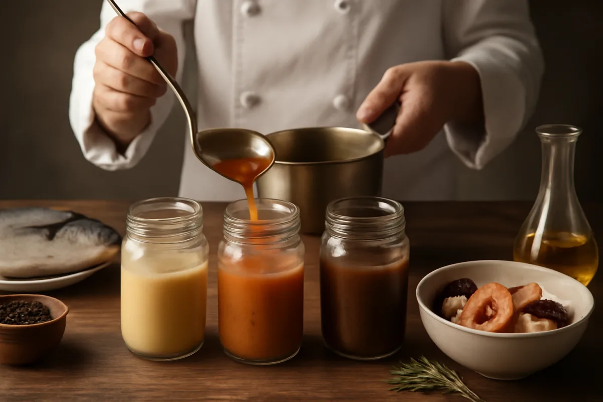 Sughi di pesce gourmet: aromaticità e metodi di estrazione degli chef
