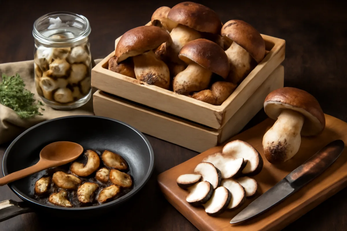 Guida ai funghi porcini freschi: conservazione e preparazione per piatti tipici gourmet