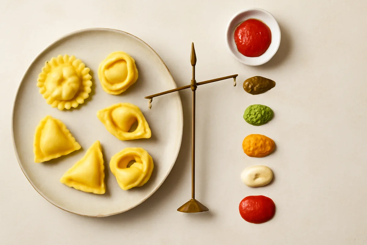 Come abbinare pasta ripiena e salse gourmet: principi di equilibrio e contrasto
