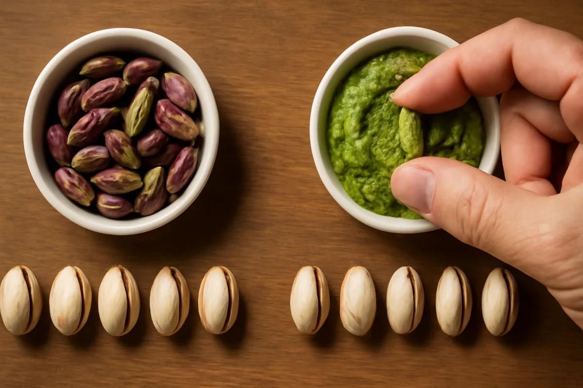 Cosa differenzia il vero pistacchio di Bronte? Caratteristiche organolettiche uniche