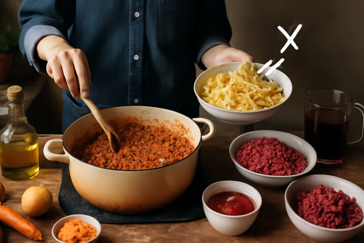 Come si prepara il ragù alla bolognese secondo la ricetta originale? Gli errori da evitare
